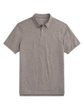 Mack Weldon Pima Polo Truffle Heather - LARGE